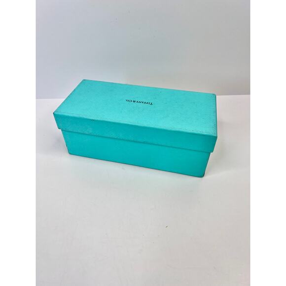 Authentic Tiffany Co Eyeglass Sunglass Leather Case w/ Gift Box & Cloth NEW - Picture 15 of 16